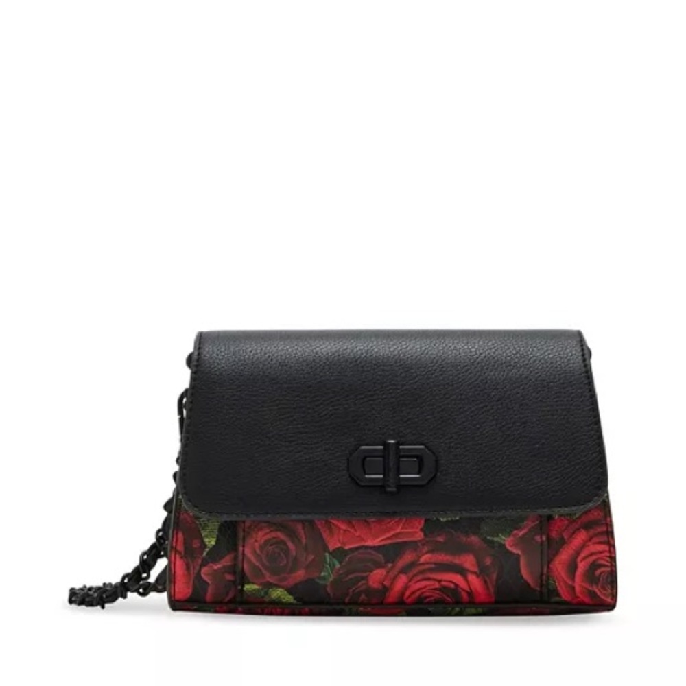 Betsey Johnson Mini Turnlock Flap Crossbody Bag